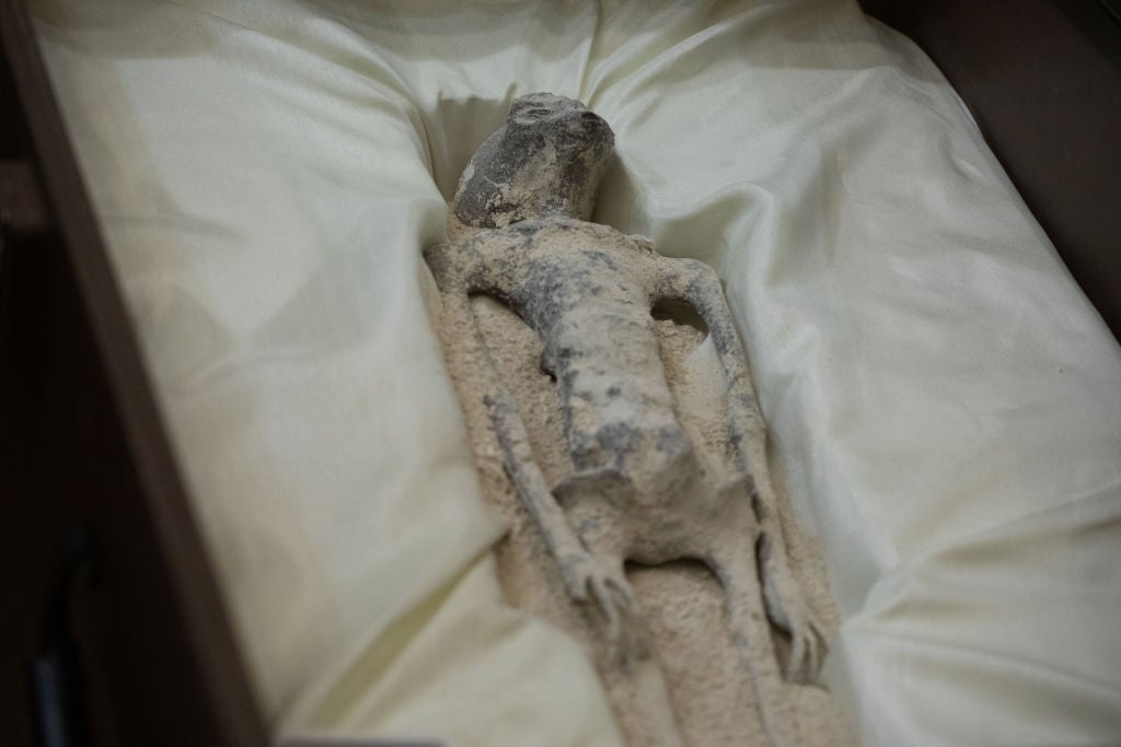 The “dead aliens” presented to the Mexican government were something else (probably).