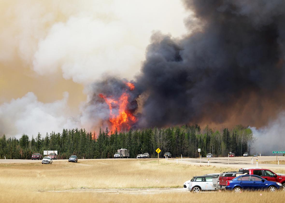 The Fort McMurray fire, climate change, and our fossil-fuel–powered society.