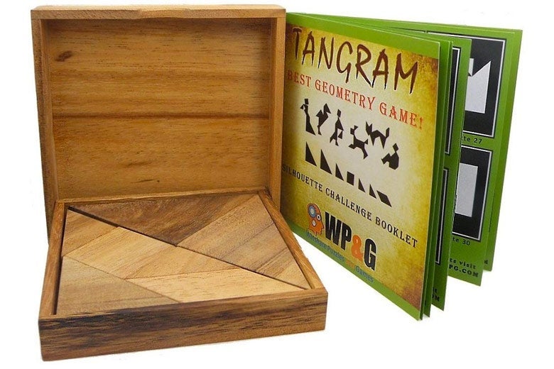 Wooden tangram.