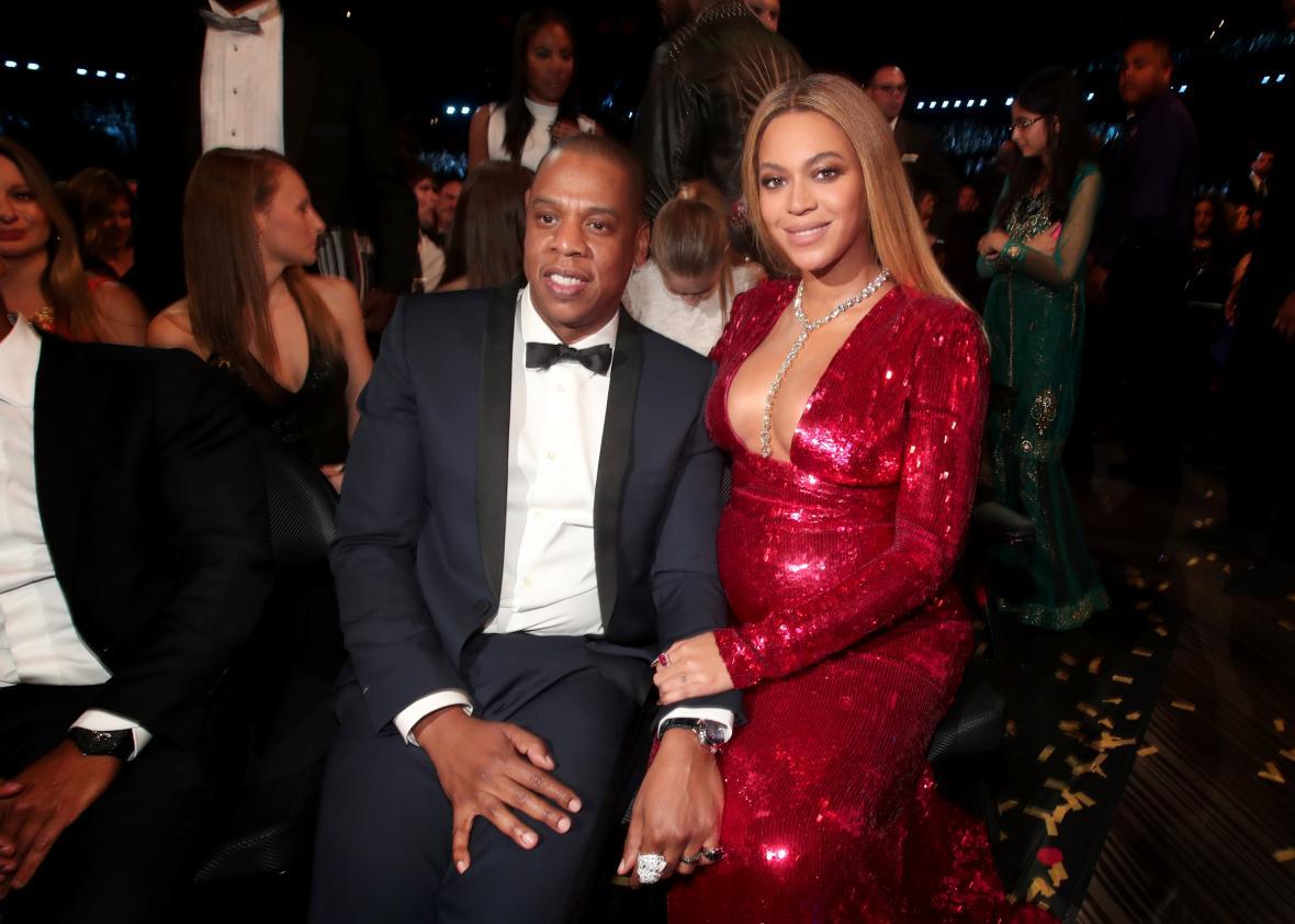  Jay-Z and Beyoncé.