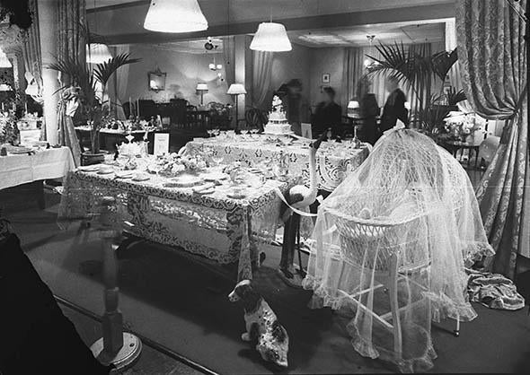 Table setting exhibition, September 1941.