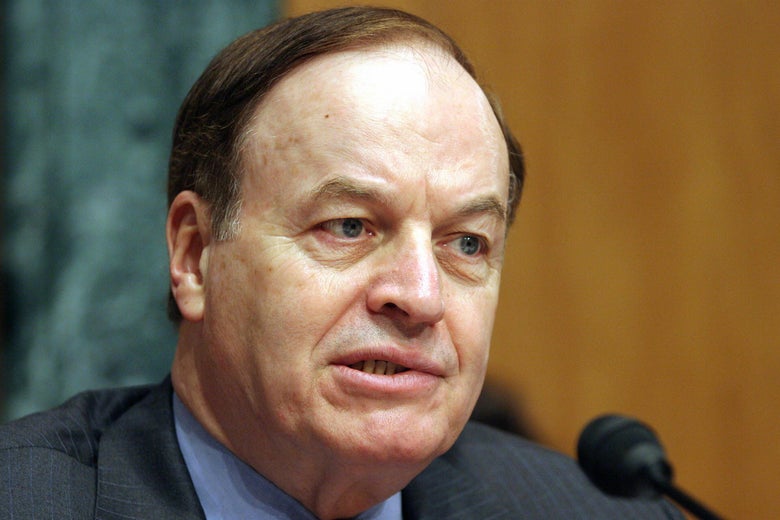 Senator Richard Shelby, R-AL, chairman of the Senate Banking, Housing and Urban Affairs Commmittee makes an open statement before hearing testimony from US Treasury Secretary John Snow, 18 May, 2006 on Capitol Hill in Washington, DC. Snow delivered a report on International Economic and Exchange Rate Policies.