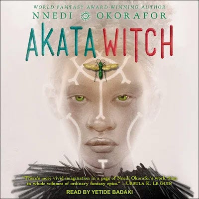 Akata Witch audiobook cover.