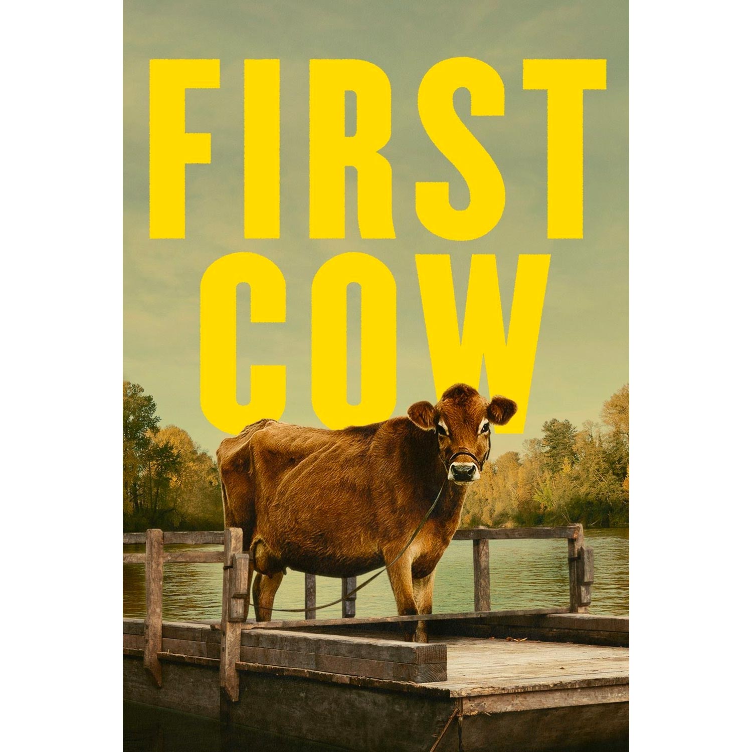 The poster for First Cow.