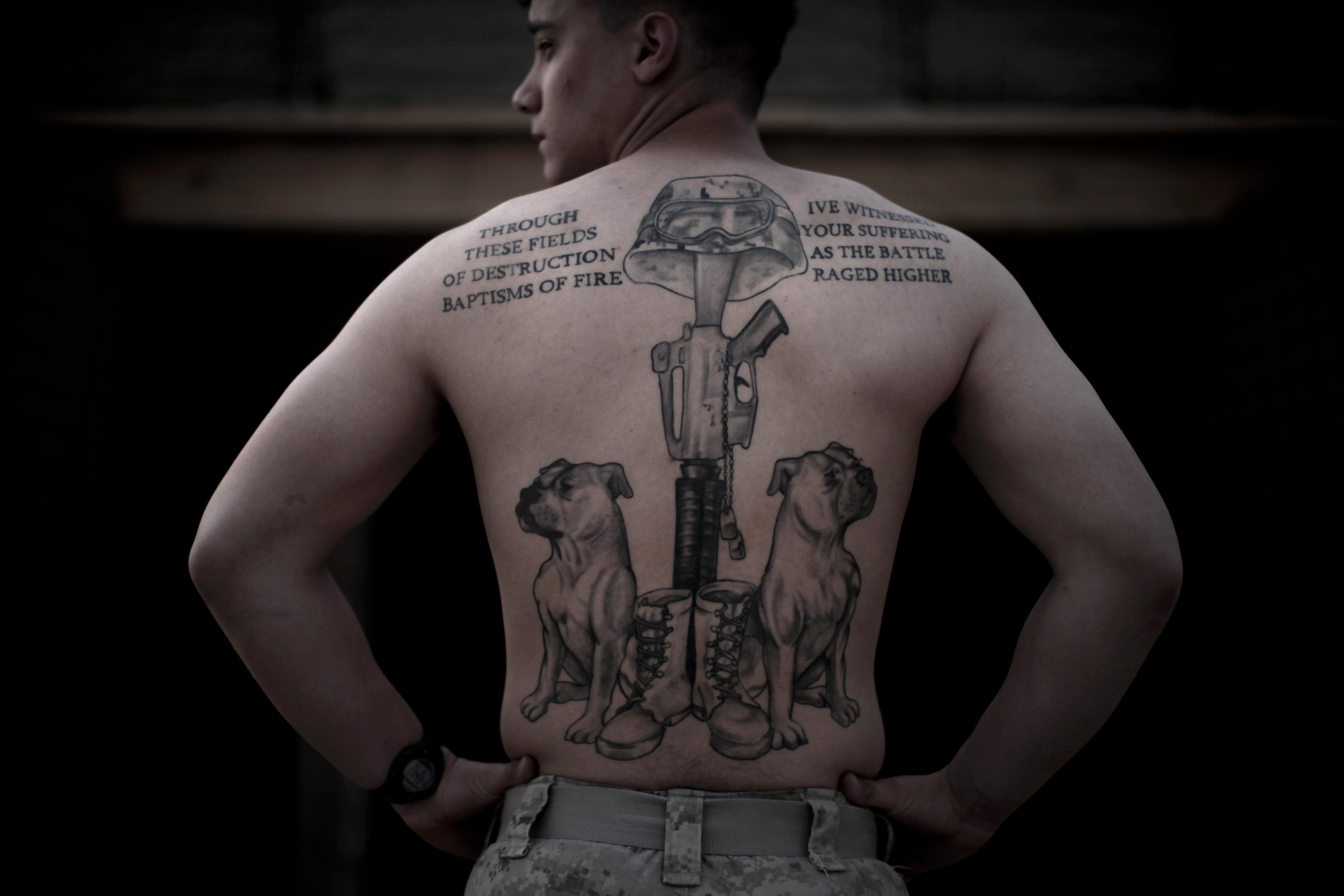 Tattoos and the armed forces  in pictures  Life and style  The Guardian