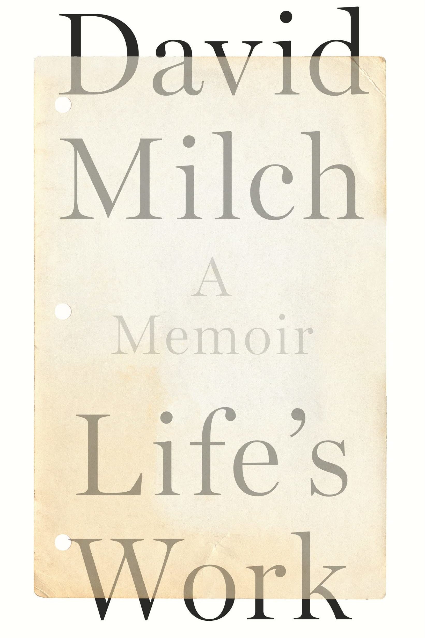 The cover of Life's Work (text on a white background).