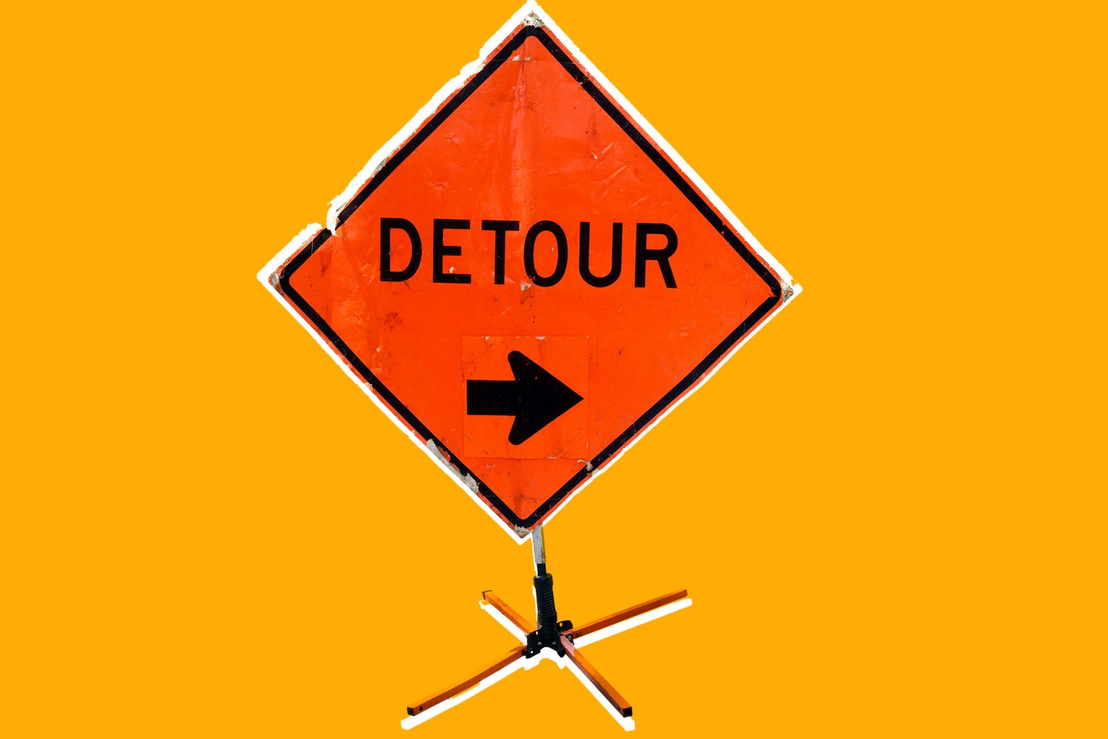 Detour sign.