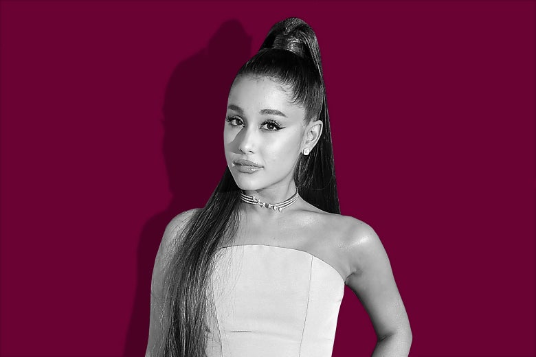 Photo illustration of Ariana Grande as seen in December.