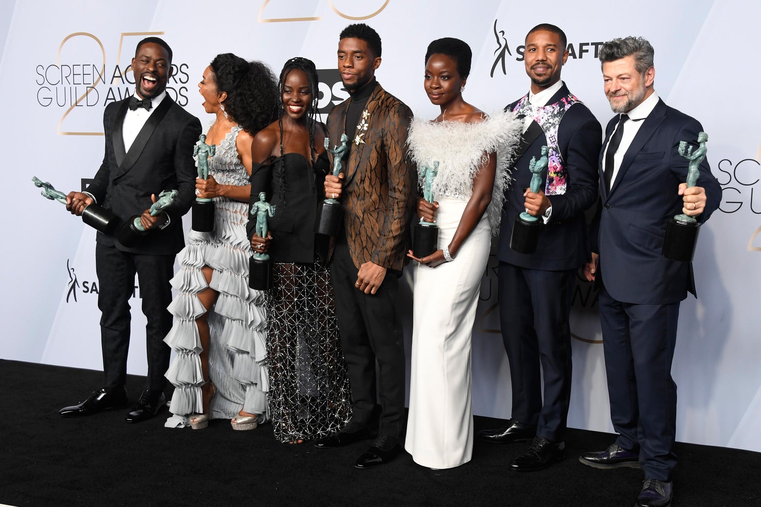 SAG Awards: Black Panther, Mrs. Maisel, and This Is Us win.