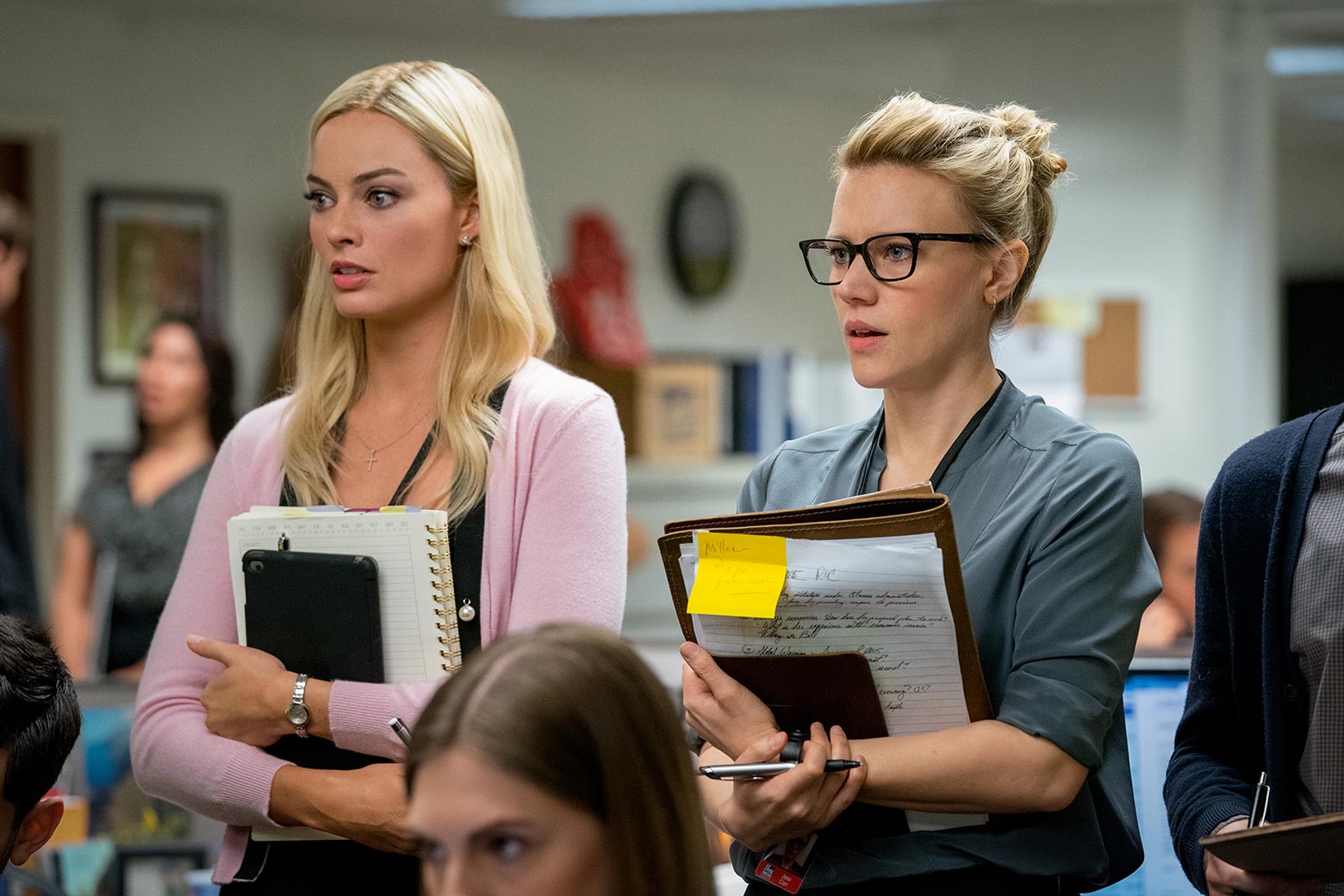 Margot Robbie and Kate McKinnon in Bombshell