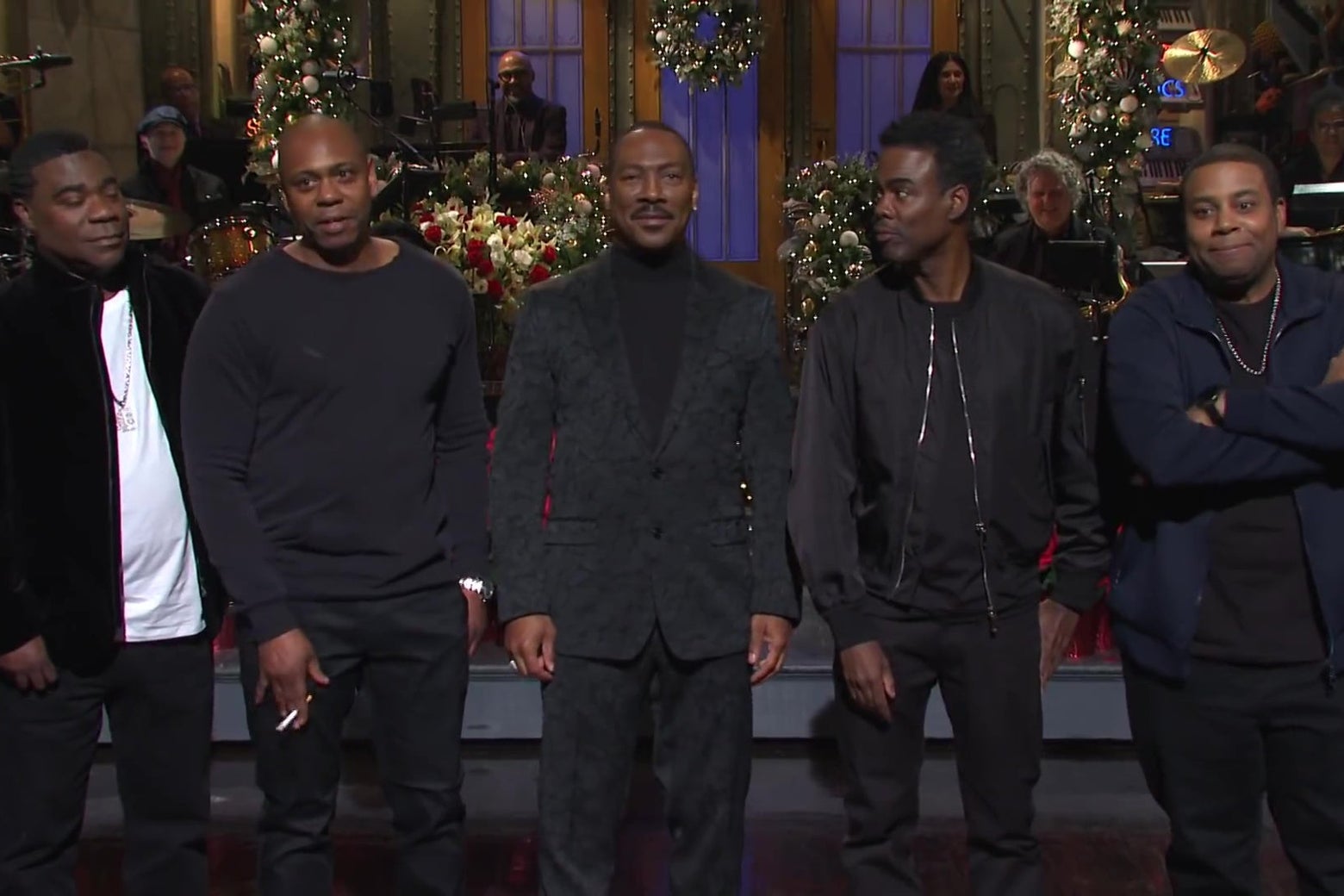 SNL Eddie Murphy revives Buckwheat, Mr. Robinson, Gumby, and Velvet