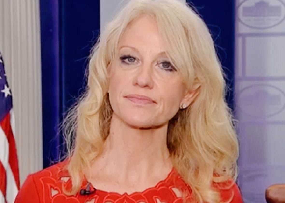 Kellyanne Conway appearing on The Today Show, Feb. 14, 2017.