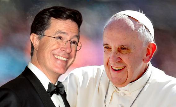 Pope Francis Catholic Church Stephen Colbert Is Replacing Antonin Scalia As Americas Catholic 