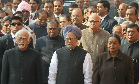Members of India's Parliament.