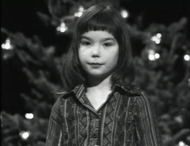Watch 11-Year-Old Björk read the nativity story on Icelandic TV