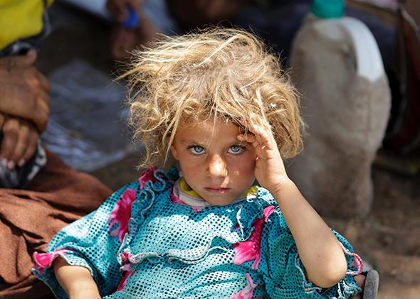 Yazidi girl, Dohuk province