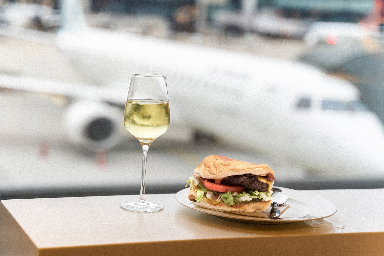 David Brooks airport: OK, but there is a real story behind the crazy food prices in Newark.