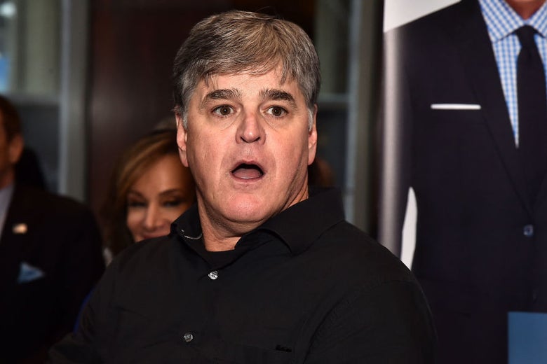 Sean Hannity at a party celebrating Geraldo Rivera’s memoir on April 2 in New York City.