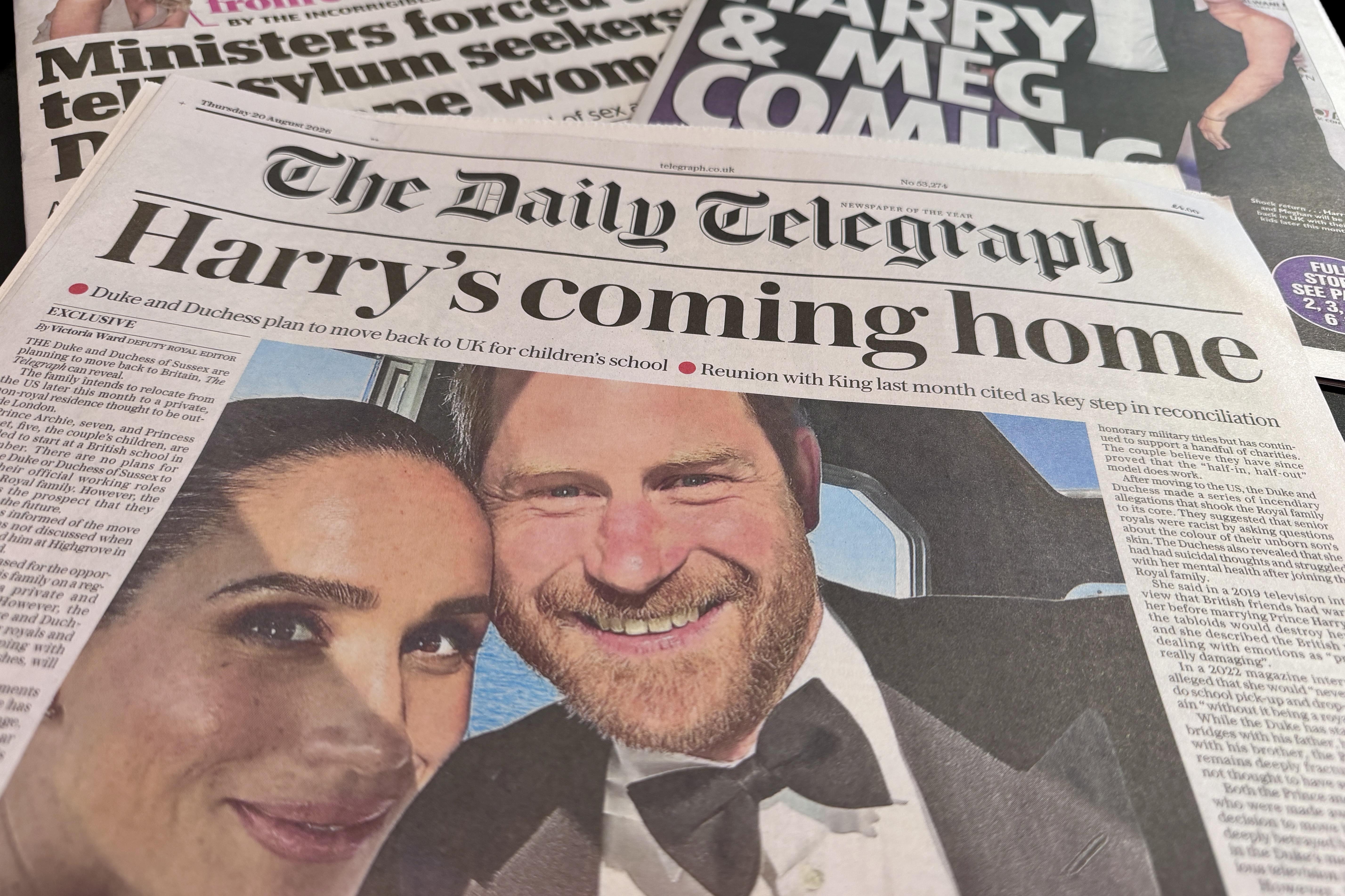 Harry and Meghan couldn't have scheduled their U.K. move for a darker time.
