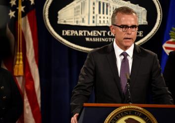 FBI Deputy Director Andrew McCabe