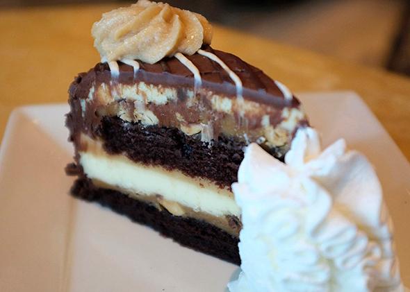 The Cheesecake Factory’s Reese’s Peanut Butter Chocolate Cake Cheesecake.
