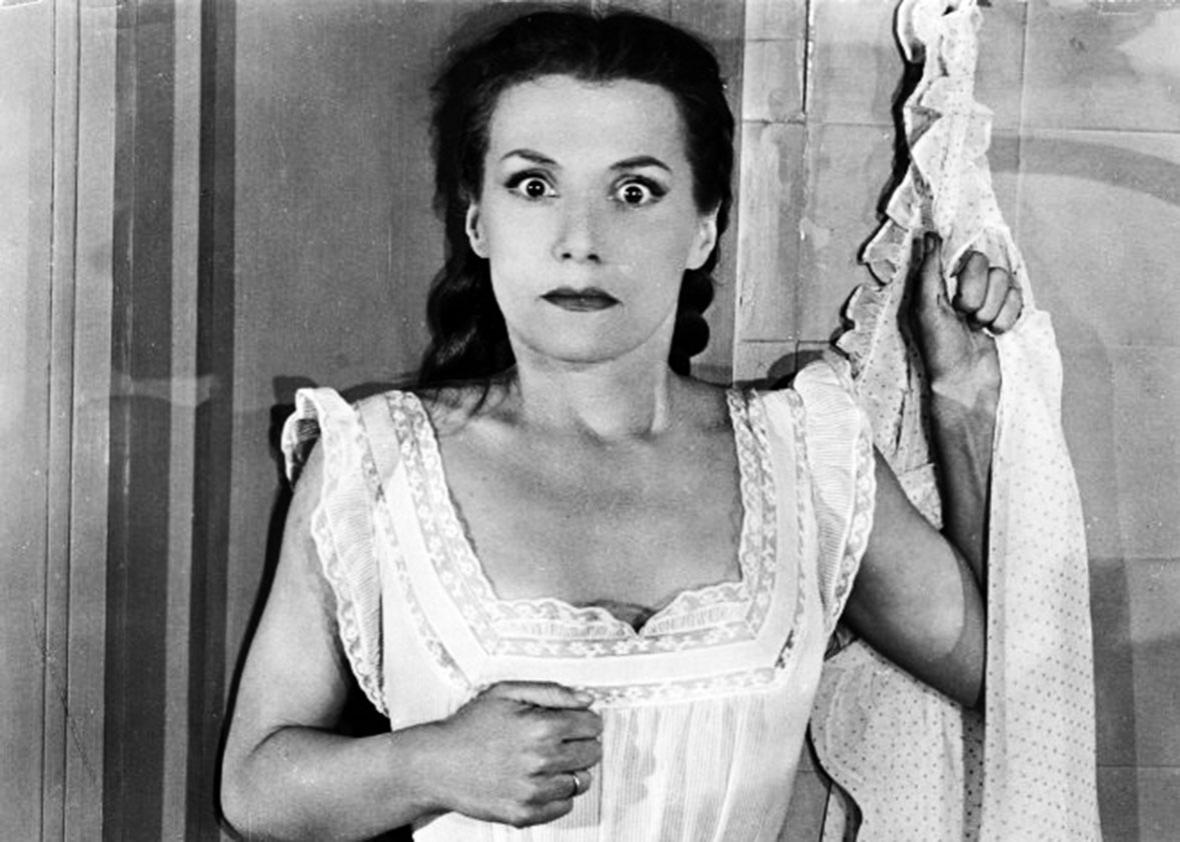 Véra Clouzot in Diabolique.