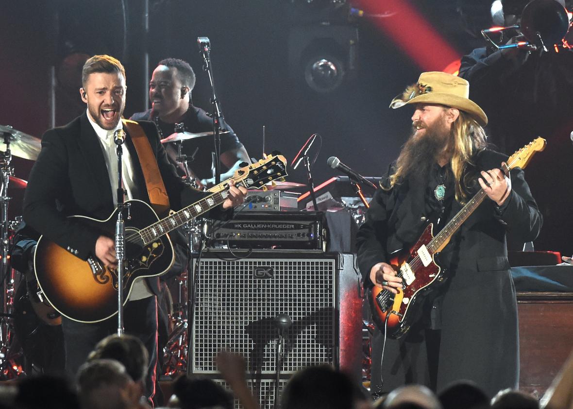Justin Timberlake and Chris Stapleton brought the house down.