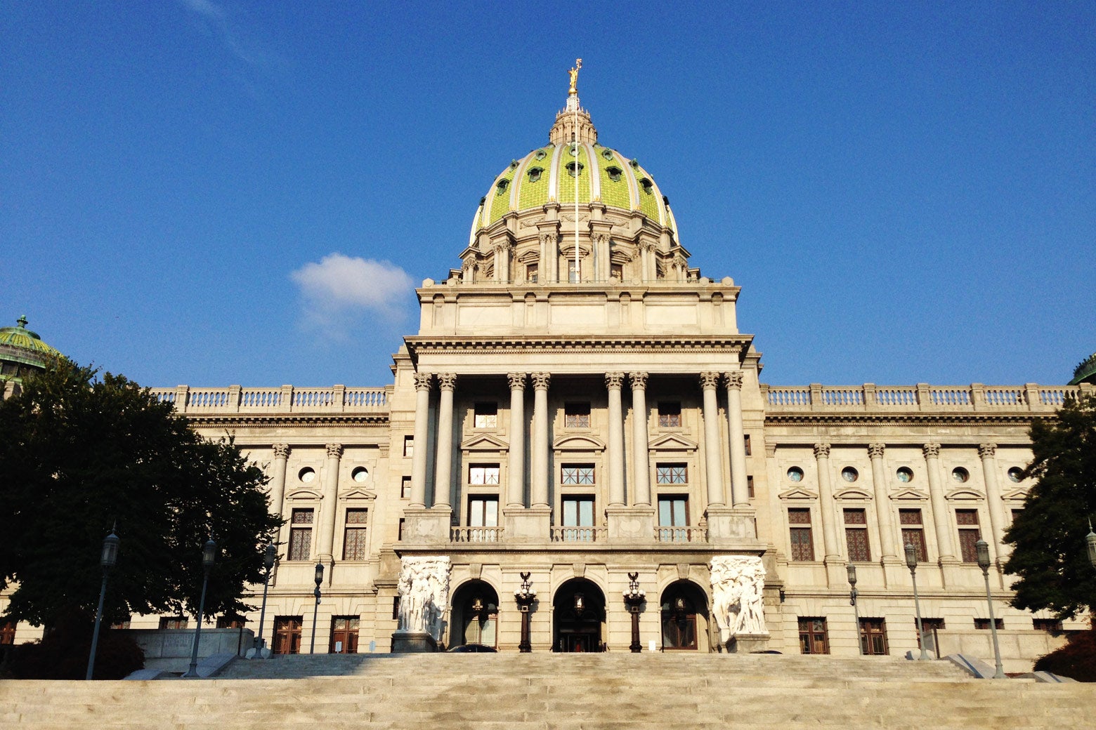 Pennsylvania State capitol building.
