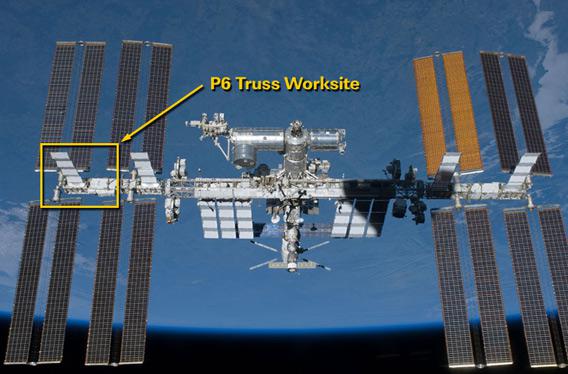 location of coolant leak on ISS