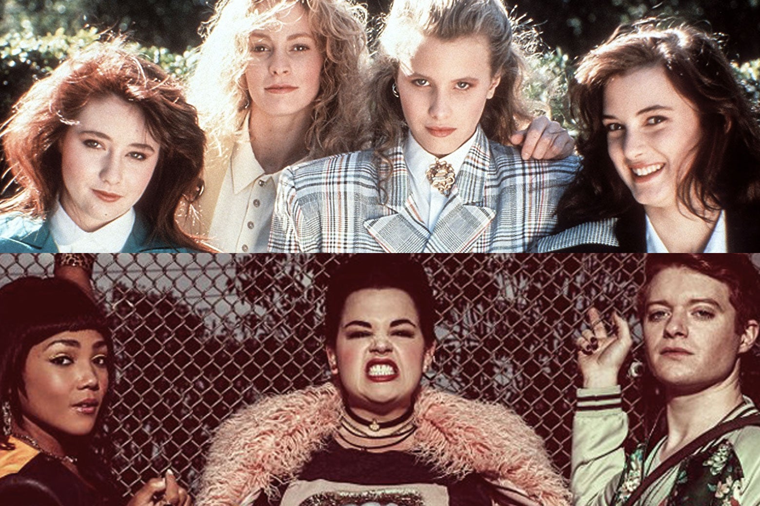 Top: The original Heathers. Bottom: The new Heathers.