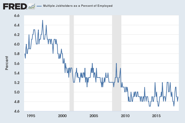 Multiple job holders