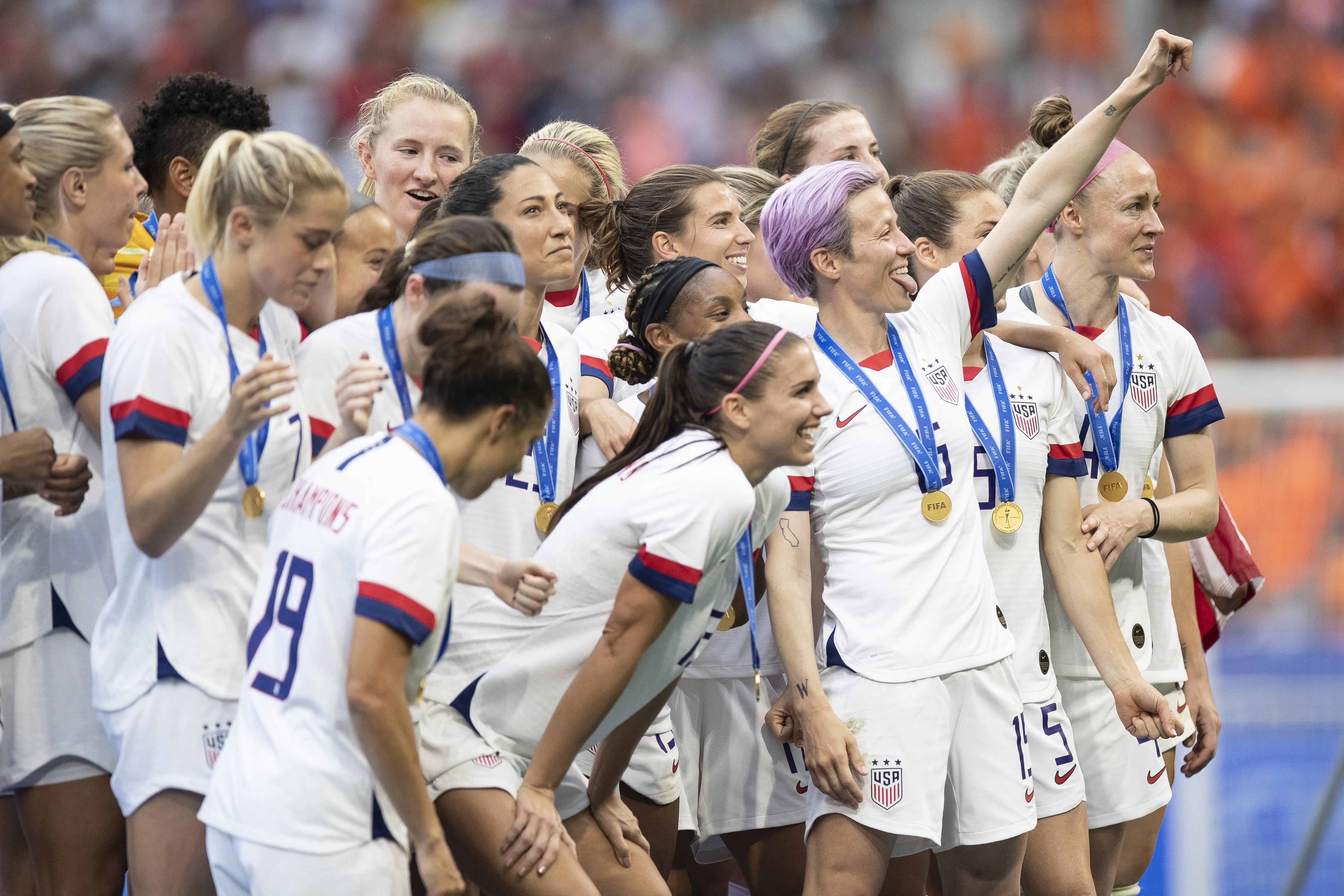 Pictures of the US Women's National Soccer Team During the World Cup