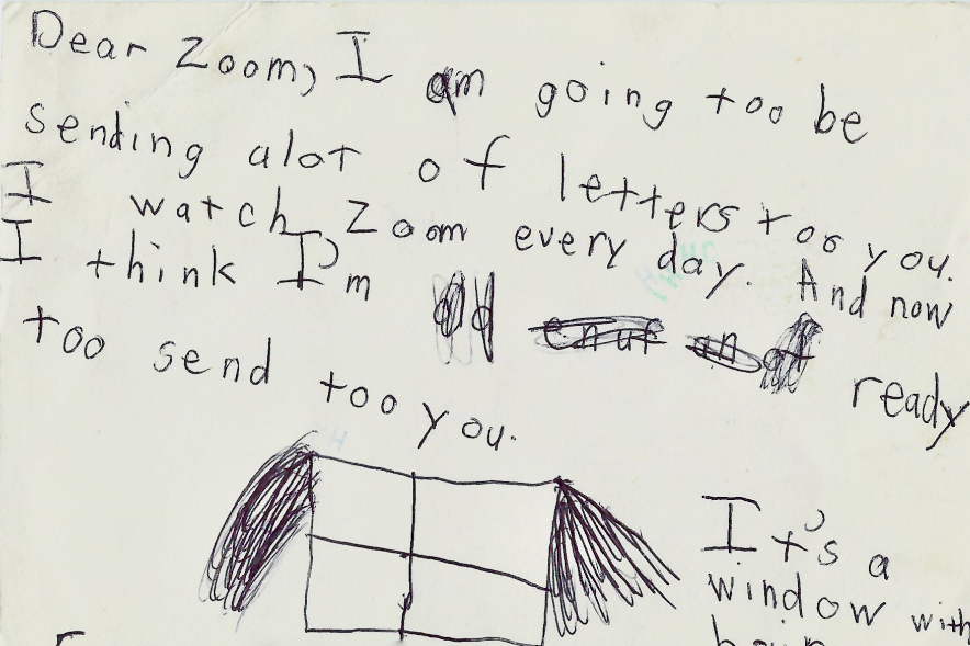 A letter to Zoom.
