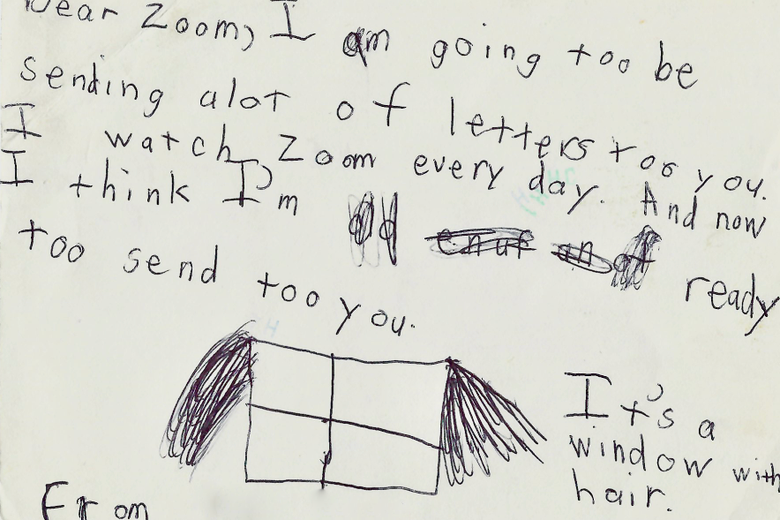 A letter to Zoom. 