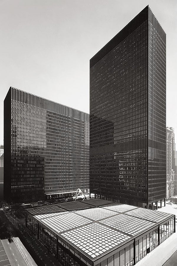 The Chicago Federal Center designed by Mies van der Rohe.