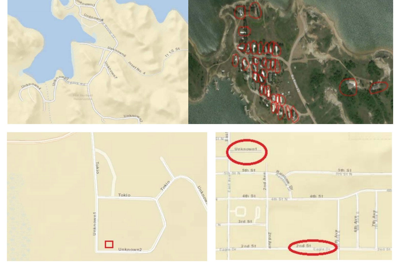 Maps and Google Maps images.