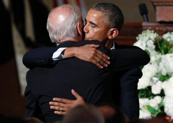 President Obama Delivers Tearful Eulogy For Beau Biden In Delaware.