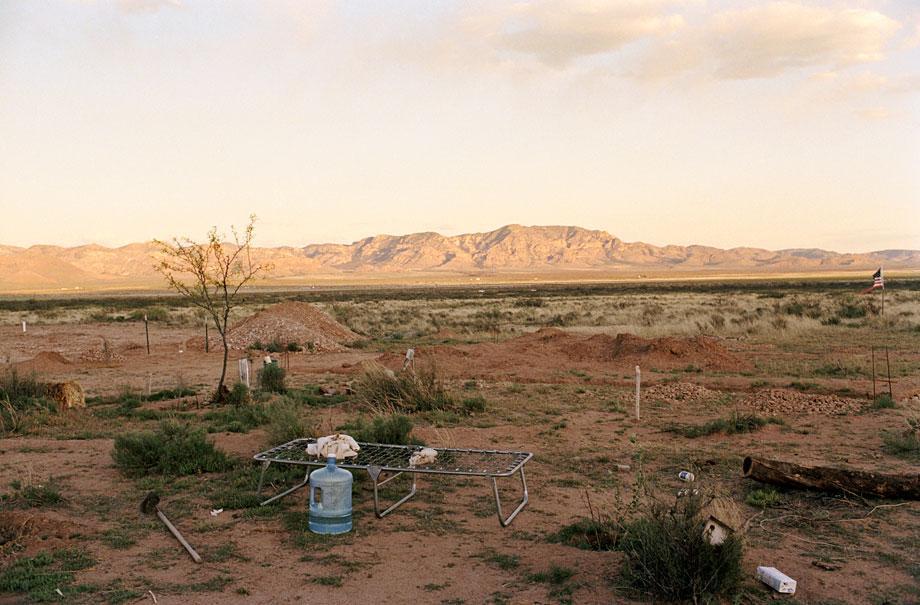 Thilde Jensen Canaries The new frontier, away from everything. Portal, Ariz., 2005.