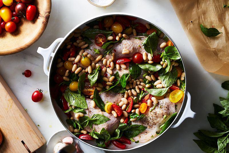 Jamie Oliver's onepot roast chicken legs recipe is genius.