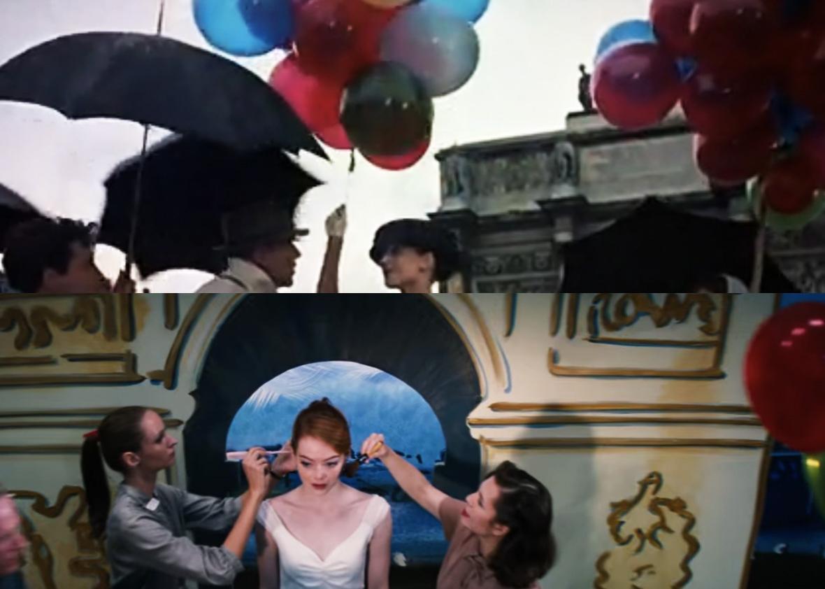 Top: Funny Face. Bottom: La La Land.