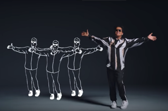 Bruno Mars' songs are exuberant, derivative, and increasingly bro-y.