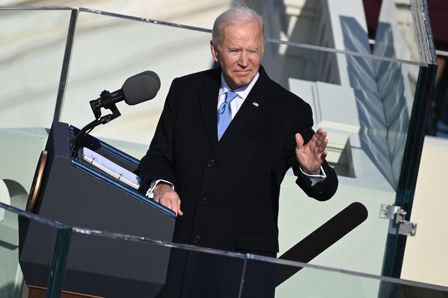 Biden’s inaugural address promised to make America a country worth following.