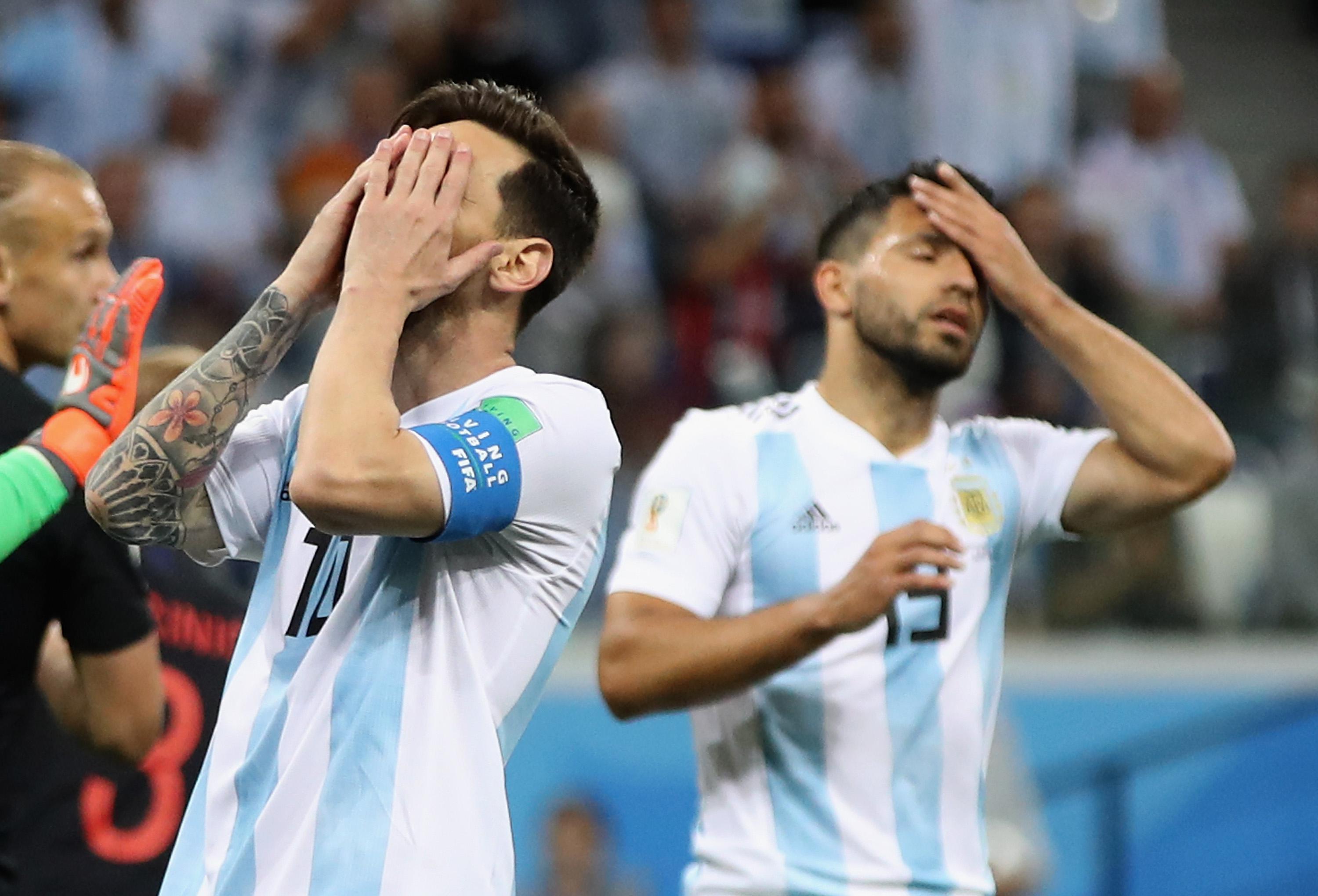 Argentina and Messi will be exiting the 2018 FIFA World Cup if they lose to Nigeria.