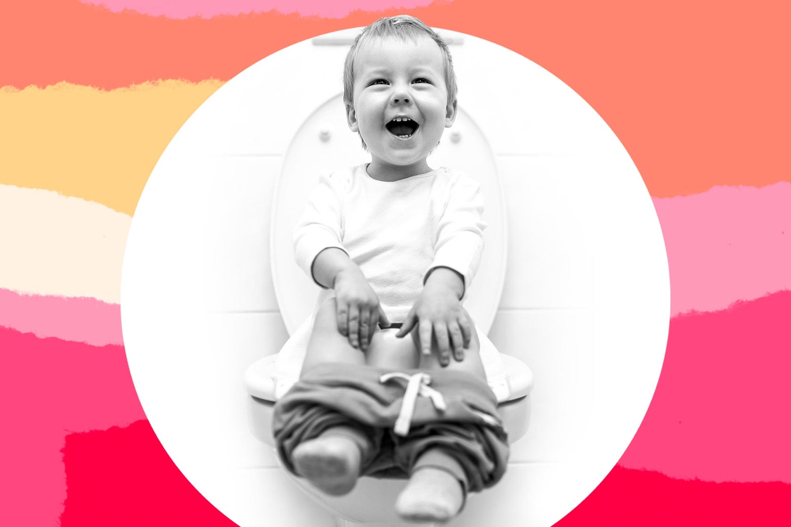 Our Toddler Has Really Taken to Potty Training. Unfortunately, He's Also Picked Up Another More Unwelcome Habit.