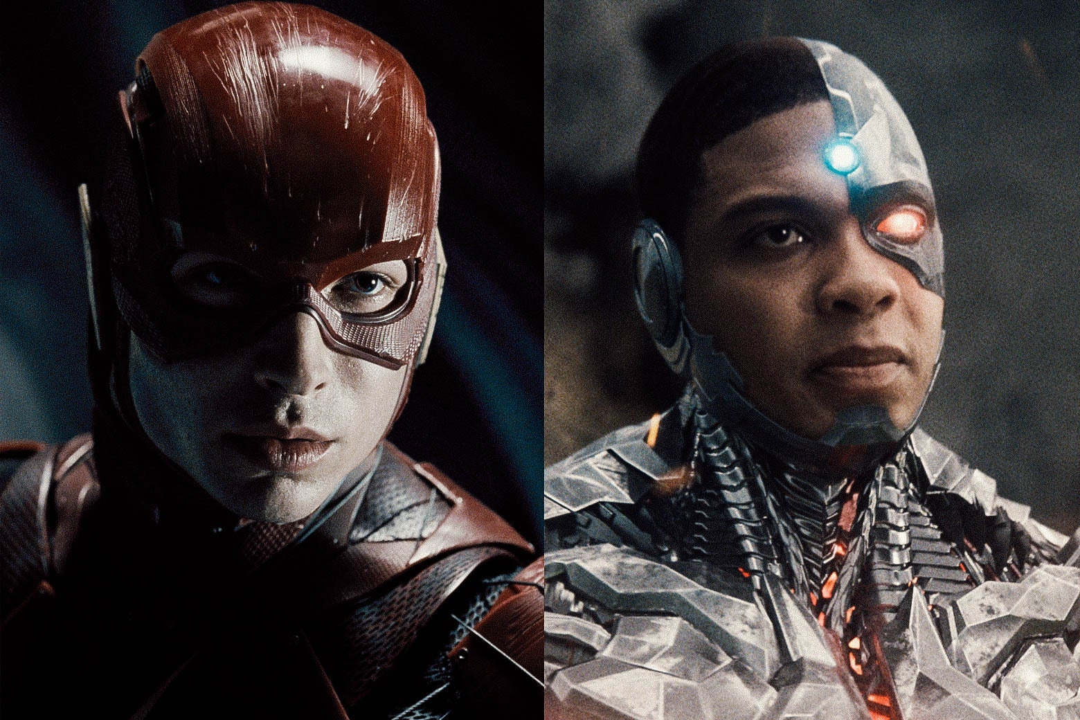 The Flash and Cyborg.
