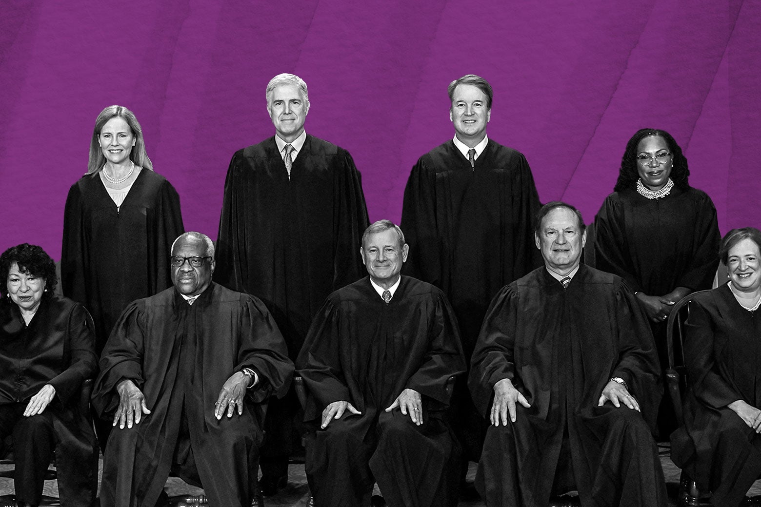 The Supreme Court justices.