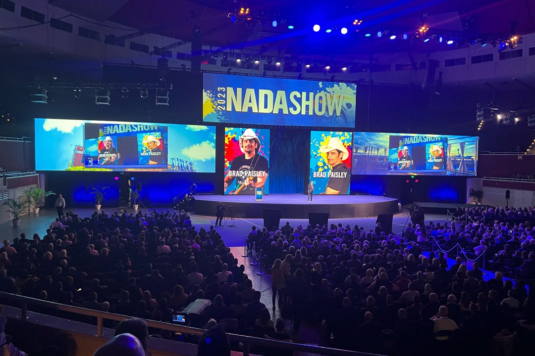 A crowded auditorium at the NADA annual event.