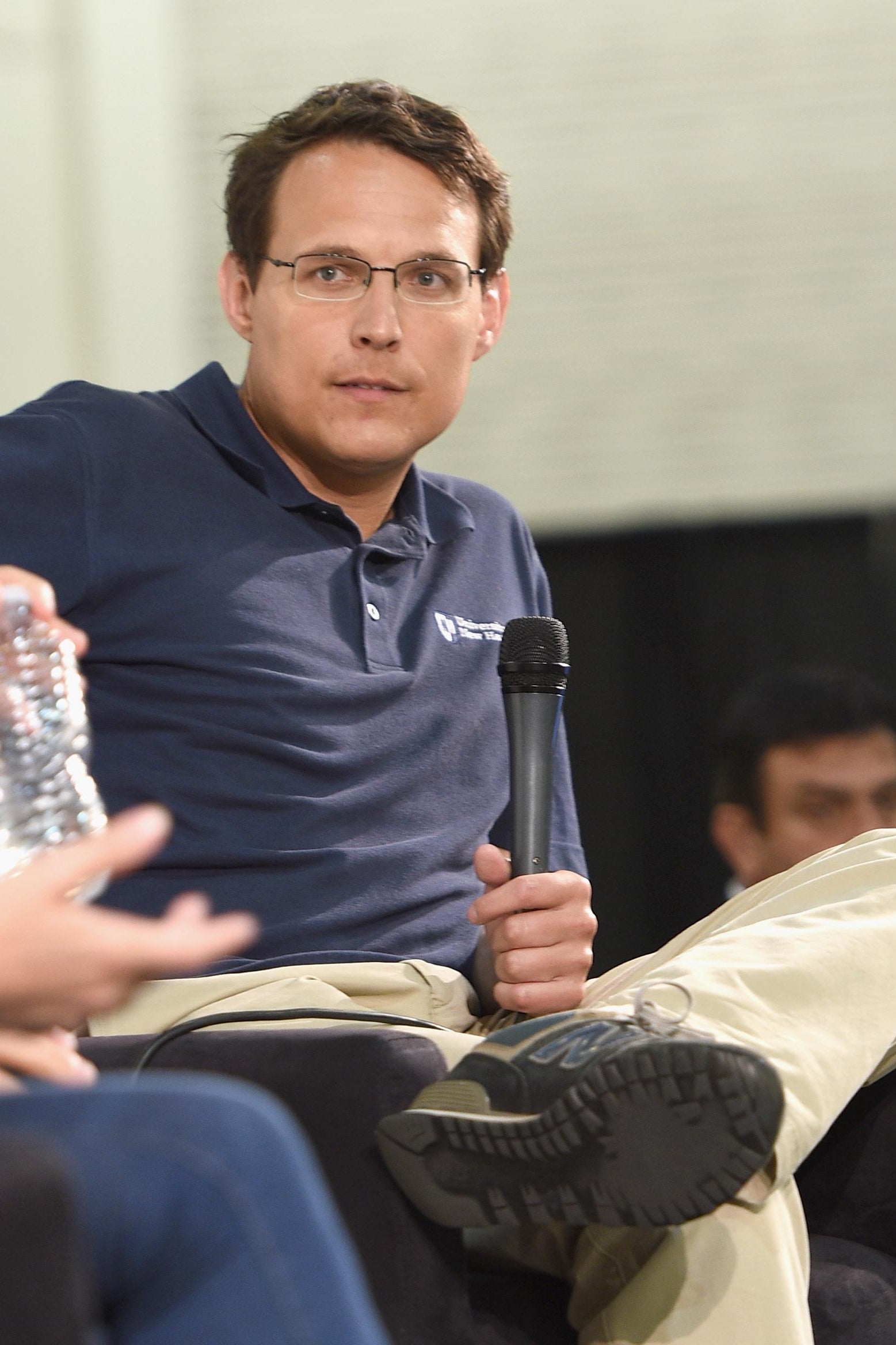 Steve Kornacki, wearing khakis.