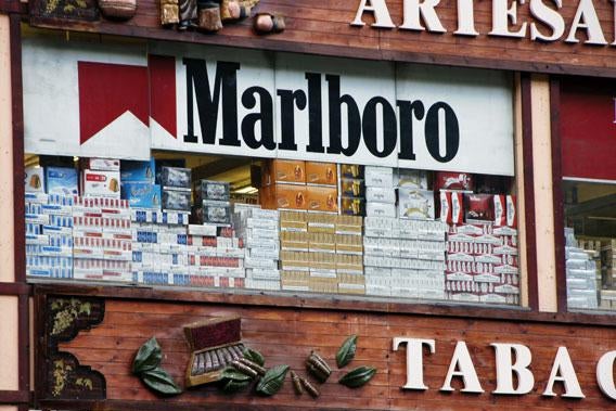 One of Andorra's many duty-free complexes.