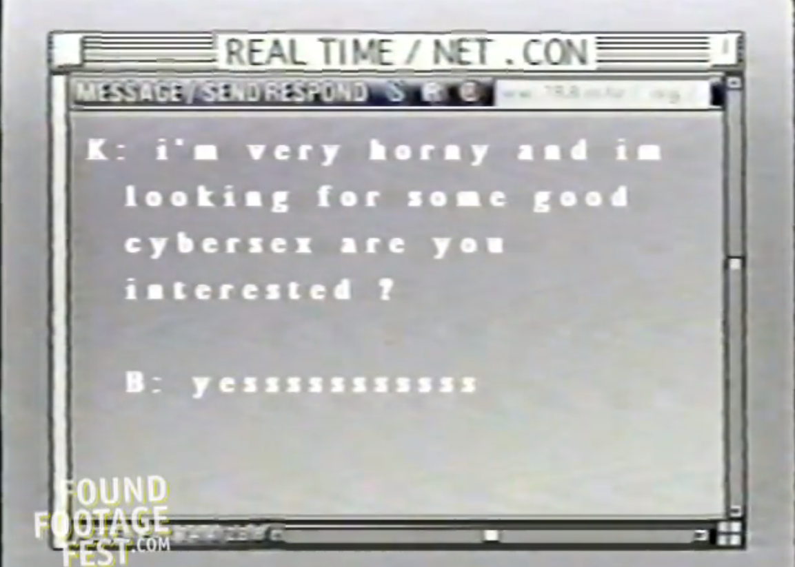 How to Have Cybersex on the Internet”: Watch this hilarious 1997  instructional video.